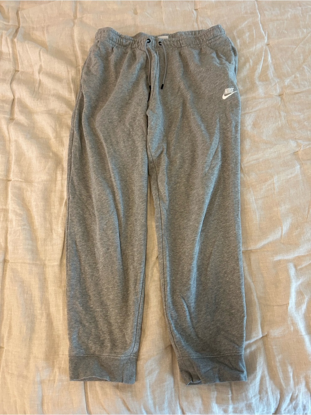 Nike Grey Heather Fleece Sweatpants